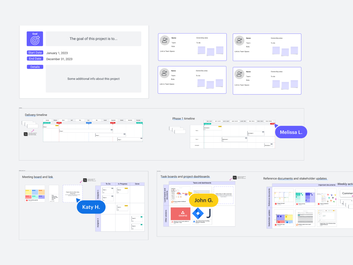 team spaces template example