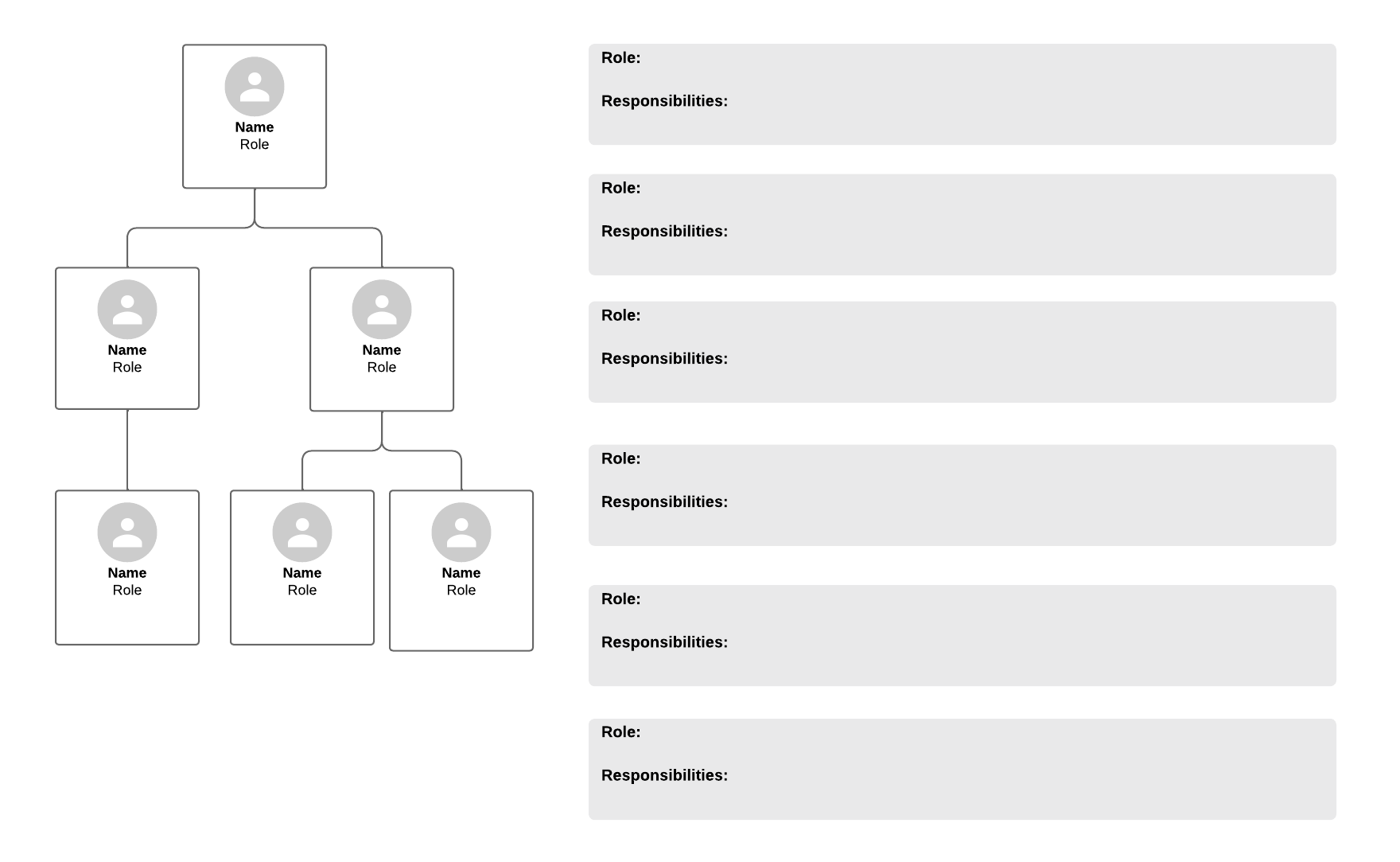 Roles and responsibilities framework